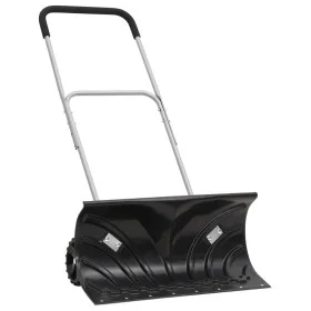 Pala de nieve con mango extensible lámina de acero negro 66 cm de vidaXL, Palas para nieve - Ref: Foro24-364817, Precio: 65,5...