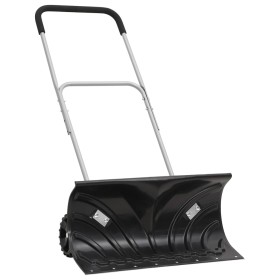 Pala de nieve con mango extensible lámina de acero negro 66 cm de vidaXL, Palas para nieve - Ref: Foro24-364817, Precio: 81,3...