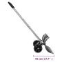 Pala de nieve con mango extensible lámina de acero negro 66 cm de vidaXL, Palas para nieve - Ref: Foro24-364817, Precio: 65,5...