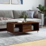 Mesa de centro madera contrachapada marrón roble 90x50x36,5 cm de vidaXL, Mesas de centro - Ref: Foro24-830587, Precio: 62,27...