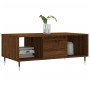 Mesa de centro madera contrachapada marrón roble 90x50x36,5 cm de vidaXL, Mesas de centro - Ref: Foro24-830587, Precio: 62,27...