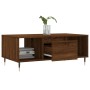 Mesa de centro madera contrachapada marrón roble 90x50x36,5 cm de vidaXL, Mesas de centro - Ref: Foro24-830587, Precio: 62,27...