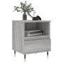 Mesita de noche 2 uds madera ingeniería gris Sonoma 40x35x50 cm de vidaXL, Mesitas de noche - Ref: Foro24-830617, Precio: 73,...