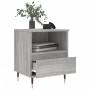 Mesita de noche 2 uds madera ingeniería gris Sonoma 40x35x50 cm de vidaXL, Mesitas de noche - Ref: Foro24-830617, Precio: 73,...