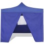 Cenador plegable azul con 4 paredes 3x3 m de vidaXL, Carpas y cenadores - Ref: Foro24-41466, Precio: 140,90 €, Descuento: %