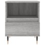 Mesita de noche 2 uds madera ingeniería gris Sonoma 40x35x50 cm de vidaXL, Mesitas de noche - Ref: Foro24-830617, Precio: 73,...