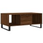 Mesa de centro madera contrachapada marrón roble 90x50x36,5 cm de vidaXL, Mesas de centro - Ref: Foro24-830603, Precio: 62,98...