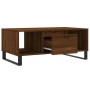 Mesa de centro madera contrachapada marrón roble 90x50x36,5 cm de vidaXL, Mesas de centro - Ref: Foro24-830603, Precio: 62,98...