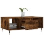 Mesa de centro madera contrachapada roble ahumado 90x50x36,5 cm de vidaXL, Mesas de centro - Ref: Foro24-830585, Precio: 61,8...
