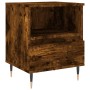 Mesitas noche 2 uds madera ingeniería roble ahumado 40x35x50 cm de vidaXL, Mesitas de noche - Ref: Foro24-830615, Precio: 70,...