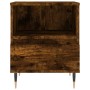 Mesitas noche 2 uds madera ingeniería roble ahumado 40x35x50 cm de vidaXL, Mesitas de noche - Ref: Foro24-830615, Precio: 70,...