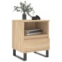 Mesitas noche 2 uds madera ingeniería roble Sonoma 40x35x50 cm de vidaXL, Mesitas de noche - Ref: Foro24-830643, Precio: 86,3...
