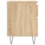 Mesita de noche madera de ingeniería roble Sonoma 40x35x50 cm de vidaXL, Mesitas de noche - Ref: Foro24-830674, Precio: 47,32...