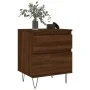 Nachttische, 2 Stück, Eichenbraun, Holzwerkstoff, 40 x 35 x 50 cm von vidaXL, Nachttische - Ref: Foro24-830683, Preis: 70,48 ...