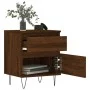 Nachttische, 2 Stück, Eichenbraun, Holzwerkstoff, 40 x 35 x 50 cm von vidaXL, Nachttische - Ref: Foro24-830683, Preis: 70,48 ...