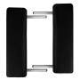 Camilla de masaje plegable 2 zonas estructura de aluminio negra de vidaXL, Mesas de masaje - Ref: Foro24-110088, Precio: 161,...