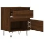 Nachttische, 2 Stück, Eichenbraun, Holzwerkstoff, 40 x 35 x 50 cm von vidaXL, Nachttische - Ref: Foro24-830683, Preis: 70,48 ...