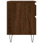 Nachttische, 2 Stück, Eichenbraun, Holzwerkstoff, 40 x 35 x 50 cm von vidaXL, Nachttische - Ref: Foro24-830683, Preis: 70,48 ...