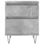 Concrete gray engineered wood bedside table 40x35x50 cm by vidaXL, Nightstands - Ref: Foro24-830676, Price: 46,79 €, Discount: %