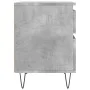 Concrete gray engineered wood bedside table 40x35x50 cm by vidaXL, Nightstands - Ref: Foro24-830676, Price: 46,79 €, Discount: %