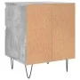 Concrete gray engineered wood bedside table 40x35x50 cm by vidaXL, Nightstands - Ref: Foro24-830676, Price: 46,79 €, Discount: %