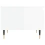 Mesas centro 2 uds madera ingeniería blanco brillo 50x46x35 cm de vidaXL, Mesas de centro - Ref: Foro24-830849, Precio: 57,41...