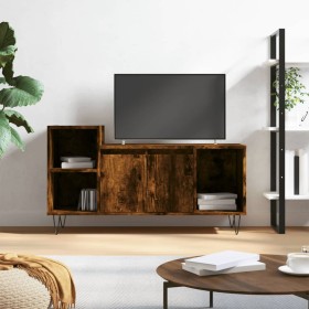 Mueble para TV madera contrachapada roble ahumado 100x35x55 cm de vidaXL, Muebles TV - Ref: Foro24-831321, Precio: 61,60 €, D...