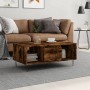 Mesa de centro madera contrachapada roble ahumado 90x50x36,5 cm de vidaXL, Mesas de centro - Ref: Foro24-830593, Precio: 61,2...