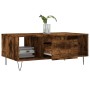 Mesa de centro madera contrachapada roble ahumado 90x50x36,5 cm de vidaXL, Mesas de centro - Ref: Foro24-830593, Precio: 61,2...