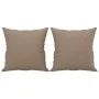 Sofá de 2 plazas con cojines cuero sintético capuchino 120 cm de vidaXL, Sofás - Ref: Foro24-3200802, Precio: 198,97 €, Descu...