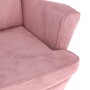 Sillón de terciopelo rosa de vidaXL, Sillones - Ref: Foro24-324063, Precio: 265,47 €, Descuento: %