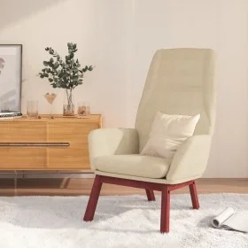 Sillón de relax de tela color crema de vidaXL, Sillones - Ref: Foro24-341385, Precio: 138,48 €, Descuento: %
