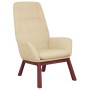 Sillón de relax de tela color crema de vidaXL, Sillones - Ref: Foro24-341385, Precio: 140,95 €, Descuento: %
