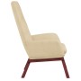 Sillón de relax de tela color crema de vidaXL, Sillones - Ref: Foro24-341385, Precio: 140,95 €, Descuento: %