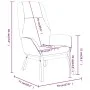 Sillón de relax de tela color crema de vidaXL, Sillones - Ref: Foro24-341385, Precio: 138,48 €, Descuento: %