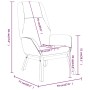 Sillón de relax de tela color crema de vidaXL, Sillones - Ref: Foro24-341385, Precio: 140,95 €, Descuento: %