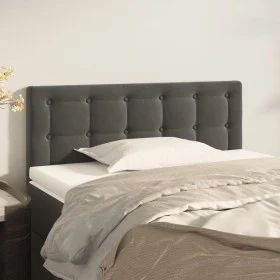 Dark gray velvet headboard 80x5x78/88 cm by vidaXL, Headboards and footboards - Ref: Foro24-346411, Price: 35,13 €, Discount: %