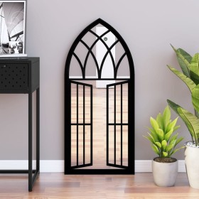 Espejo hierro negro para uso interior 100x45 cm de vidaXL, Espejos - Ref: Foro24-3093532, Precio: 129,52 €, Descuento: %