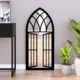 Espejo hierro negro para uso interior 100x45 cm de vidaXL, Espejos - Ref: Foro24-3093532, Precio: 110,22 €, Descuento: %