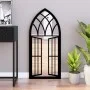Black iron mirror for indoor use 100x45 cm by vidaXL, Mirrors - Ref: Foro24-3093532, Price: 110,22 €, Discount: %