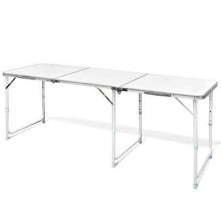 Mesita plegable de aluminio camping 180 x 60 cm de vidaXL, Mobiliario de camping - Ref: Foro24-41326, Precio: 81,65 €, Descue...