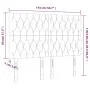 Headboards 4 units black fabric 72x7x78/88 cm by vidaXL, Headboards and footboards - Ref: Foro24-3116668, Price: 111,05 €, Di...
