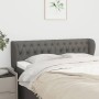 Cabecero de tela gris oscuro 147x23x78/88 cm de vidaXL, Cabeceros y pies de cama - Ref: Foro24-3117479, Precio: 82,69 €, Desc...