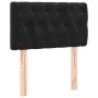 Cabecero con LED de terciopelo negro 80x7x78/88 cm de vidaXL, Cabeceros y pies de cama - Ref: Foro24-3121980, Precio: 56,43 €...