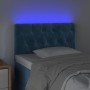 Cabecero con LED de terciopelo azul oscuro 80x7x78/88 cm de vidaXL, Cabeceros y pies de cama - Ref: Foro24-3121982, Precio: 4...