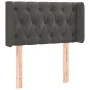 Dark gray velvet headboard with LED 83x16x78/88 cm by vidaXL, Headboards and footboards - Ref: Foro24-3123603, Price: 58,26 €...