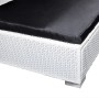 Set muebles de jardín 8 piezas y cojines ratán sintético blanco de vidaXL, Conjuntos de jardín - Ref: Foro24-41265, Precio: 8...