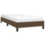 Estructura de cama de tela marrón 100x200 cm de vidaXL, Camas y somieres - Ref: Foro24-346699, Precio: 78,69 €, Descuento: %
