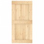 Puerta corredera con herrajes madera maciza de pino 100x210 cm en Puertas | Comprar online en Foru.es