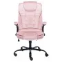 Silla de oficina de terciopelo rosa de vidaXL, Sillas de oficina - Ref: Foro24-20571, Precio: 230,09 €, Descuento: %